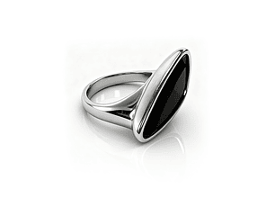 Anel Noturne Prateado