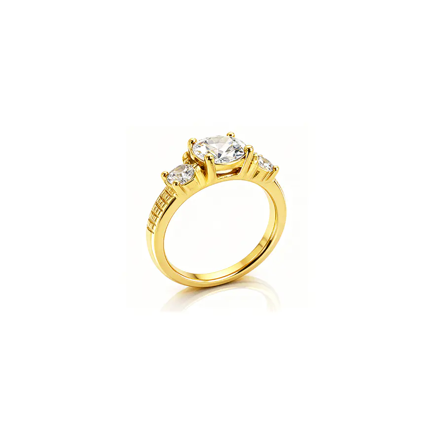 Anel Vivienne Dourado 1