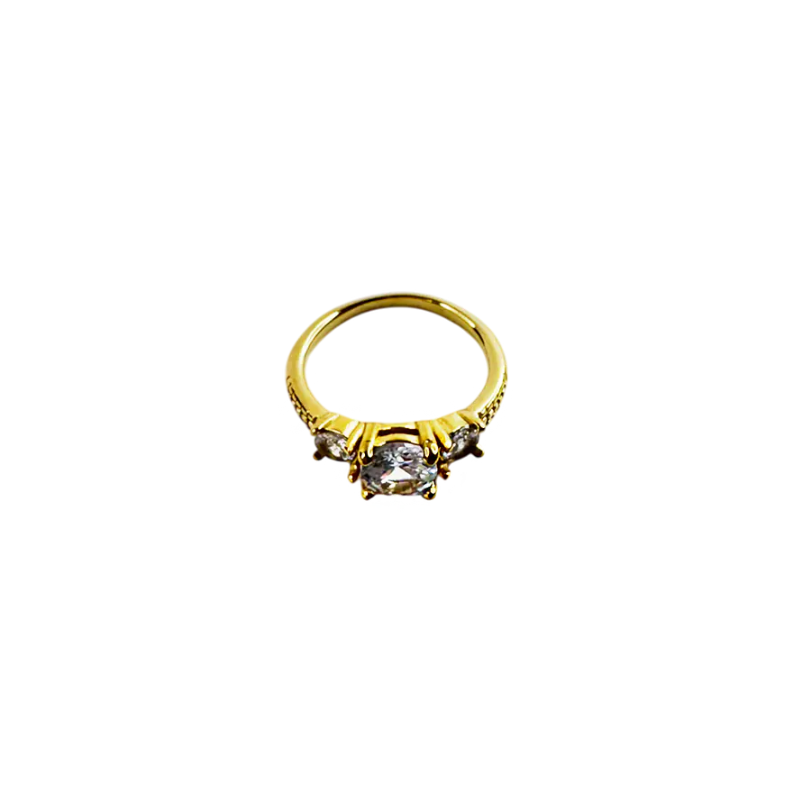 Anel Vivienne Dourado 2