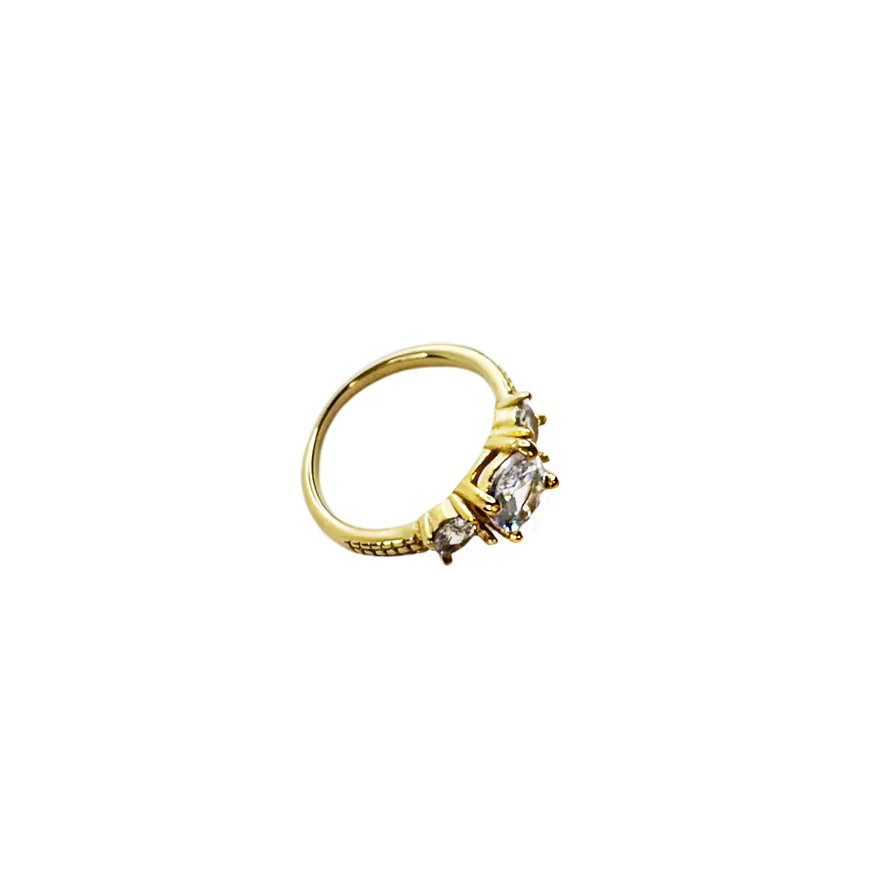 Anel Vivienne Dourado 3