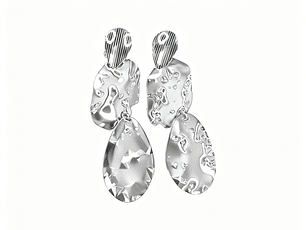 Brinco Elion Prateado