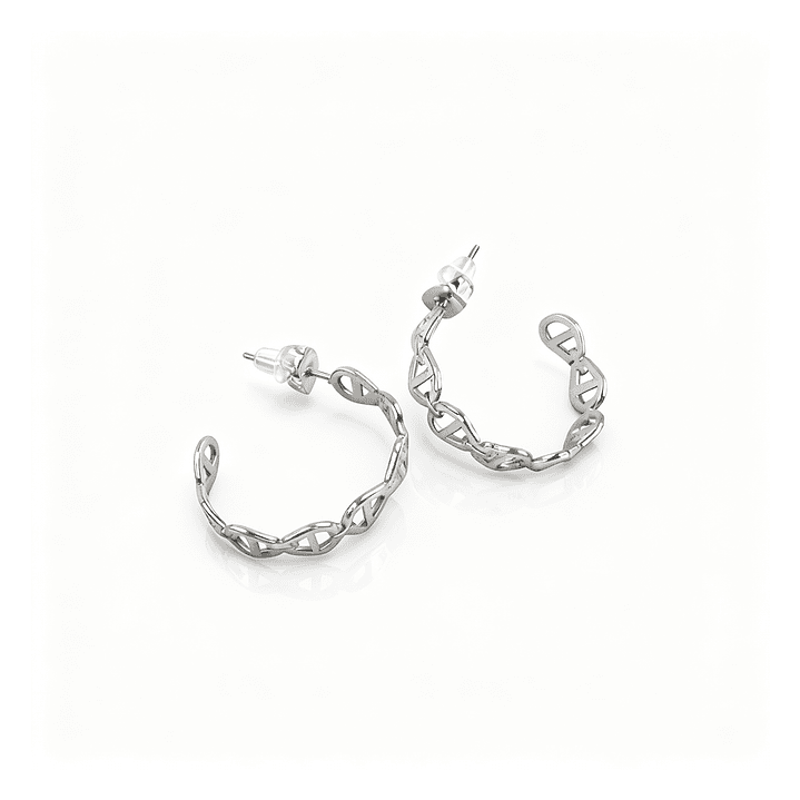 Brinco Lia Prateado 1