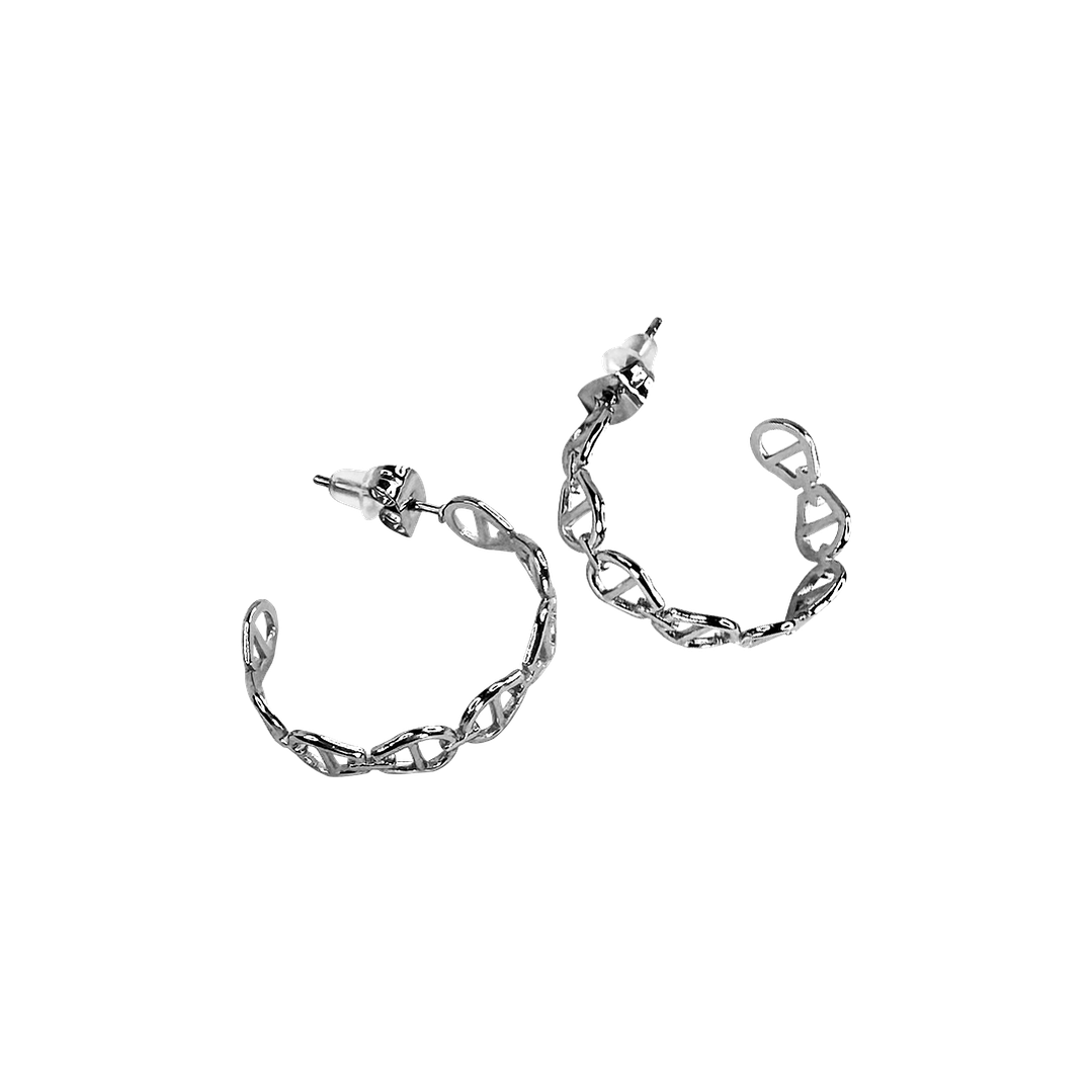 Brinco Lia Prateado 2