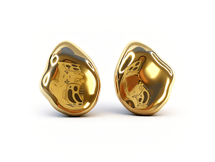 Brinco Liquid Dourado