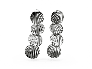 Brinco Maree Prateado