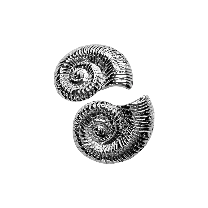 Brinco Nautilus Prateado 2