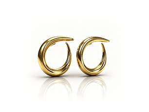 Brinco Orbita Dourado