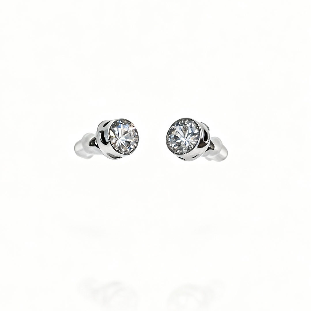 Brinco Ponto Prateado 2