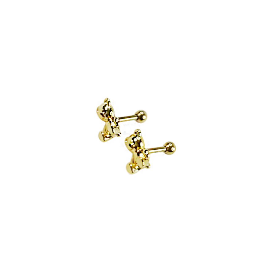 Brinco Ursinho Dourado 2