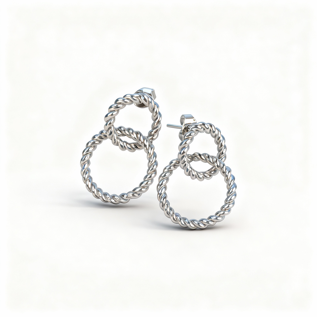 Brinco Vértice Prateado 1