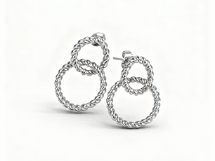 Brinco Vértice Prateado