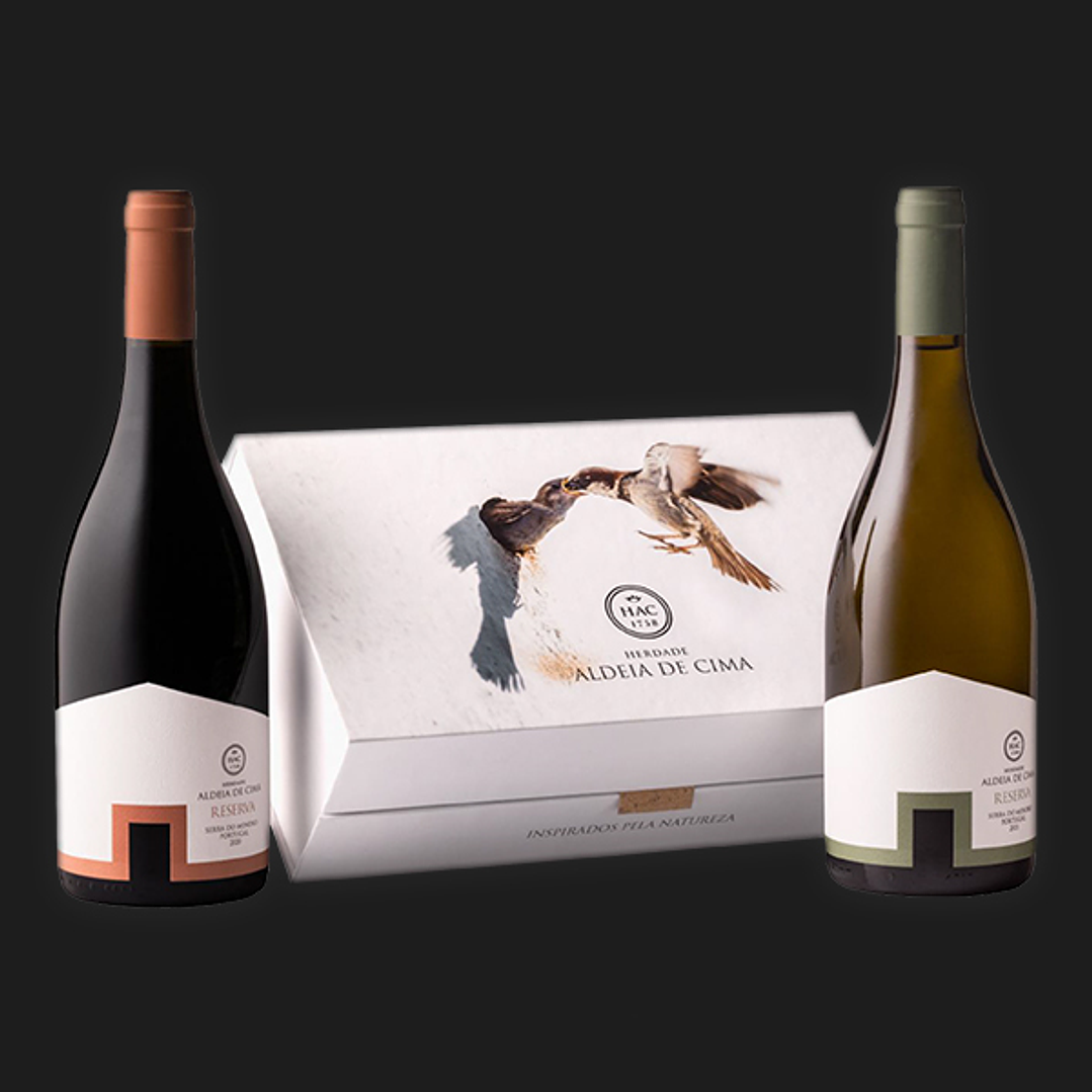 Aldeia de Cima Reserva Branco e Tinto - Cx 2gfs 1