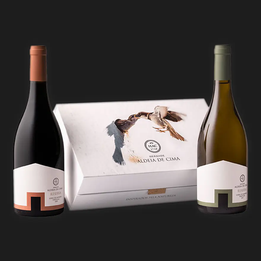 Aldeia de Cima Reserva Branco e Tinto - Cx 2gfs 1