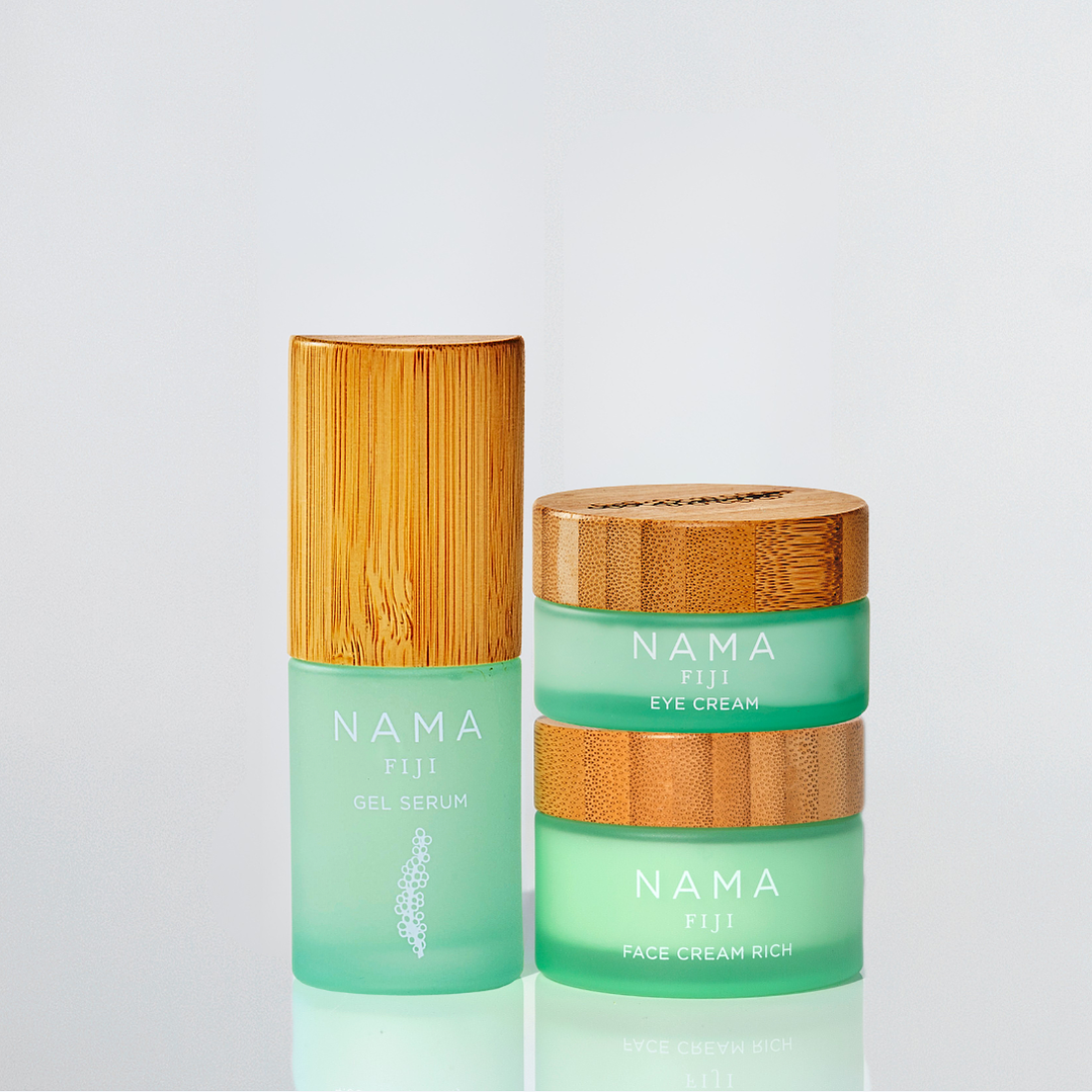 Nourish Bundle (Creme de Rosto Rico, Sérum em Gel, Creme de Olhos) BellaVantagem Kit 1