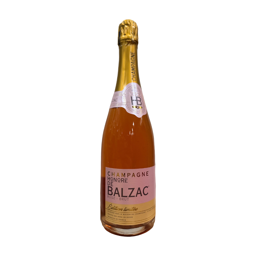 Champagne Balzac Brut Rose (Epernay)  
