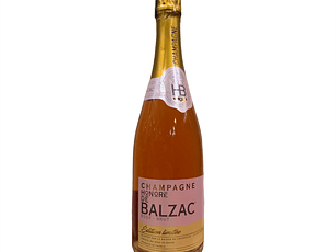 Champagne Balzac Brut Rose (Epernay)  