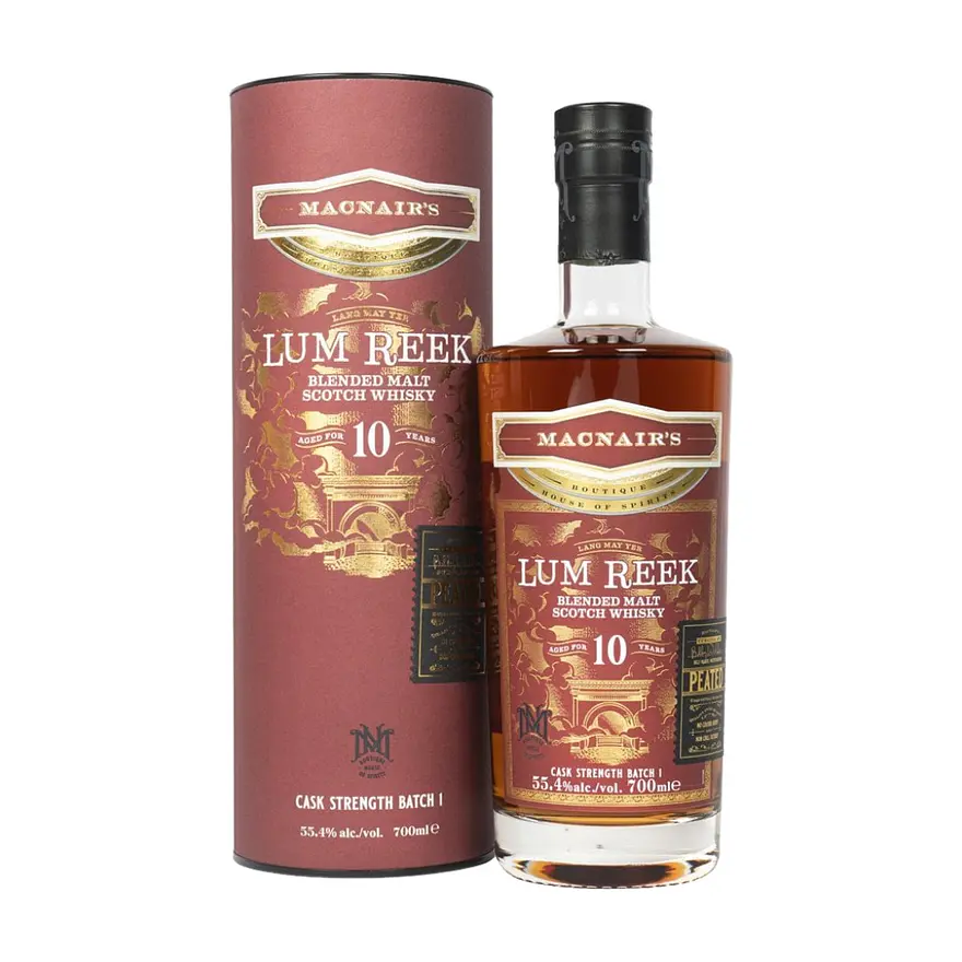 Macnair's Lum Reek 10 Year Old Blended Malt Whisky 1