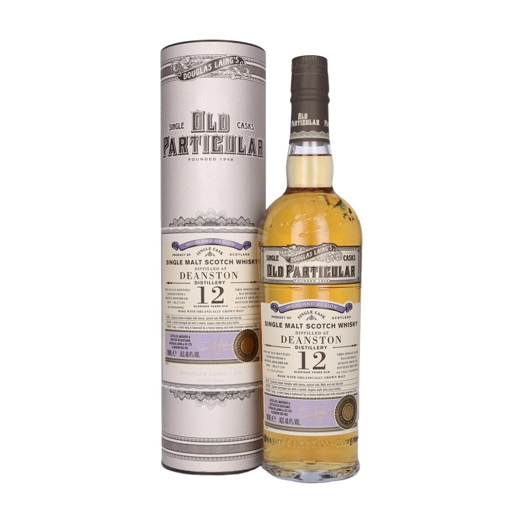 Old Particular Deanston 12 Year Old (Organic) Single Malt Whisky 2010 1