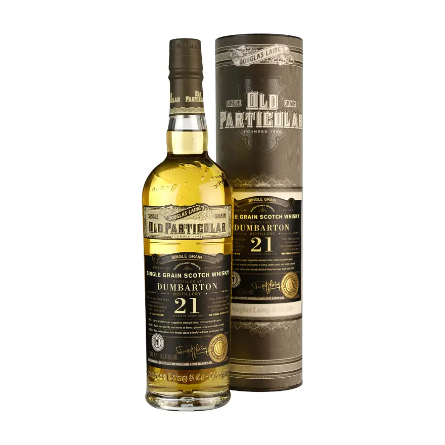 Old Particular Dumbarton 21 Year Old Single Grain Whisky 2000 1