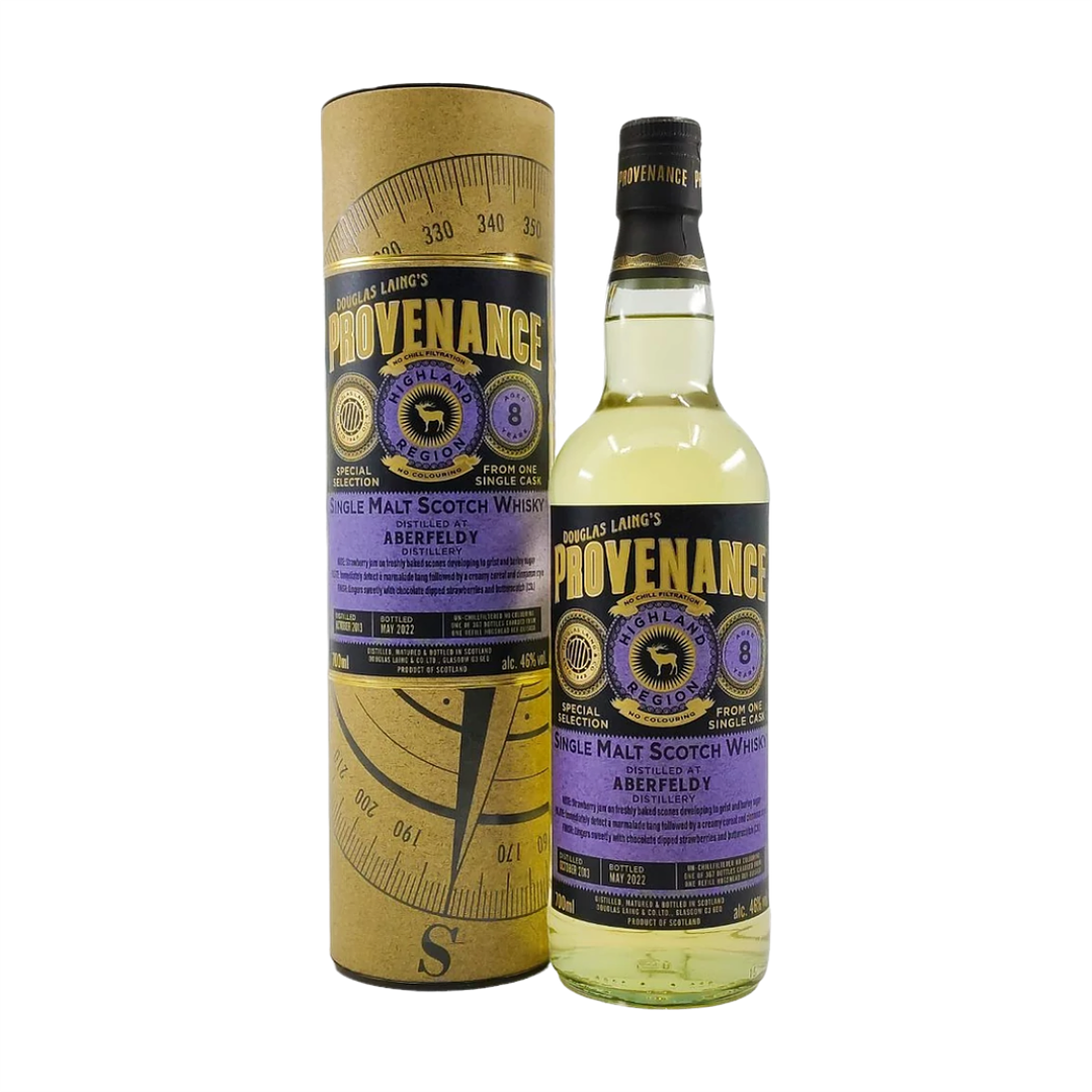 Provenance Aberfeldy 8 Year Old Single Malt Whisky 2013 1