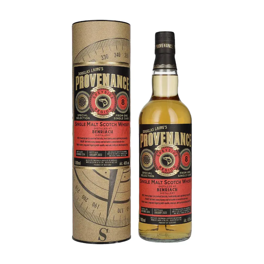 Provenance Benriach 8 Year Old Single Malt Whisky 2014  1