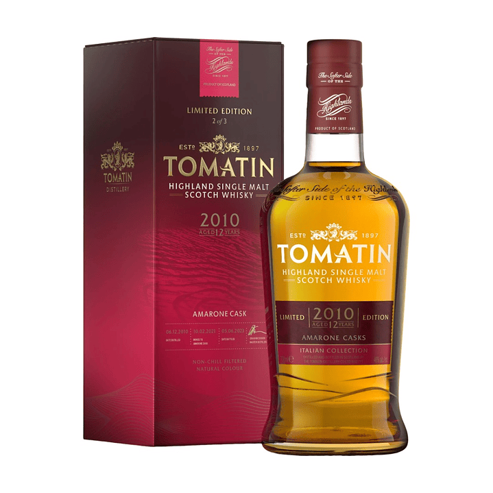 Tomatin 12 Year Old Italian Collection Amarone Cask  1