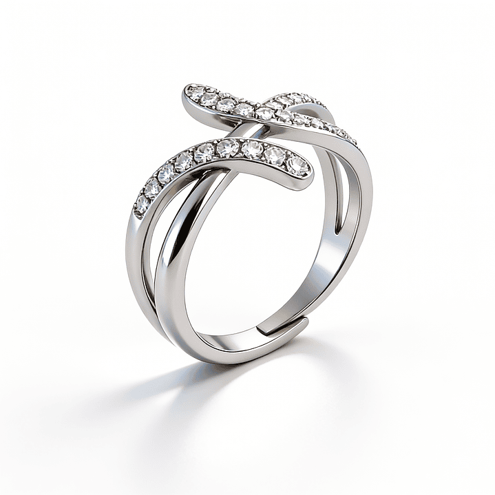 Anel Avine Prateado 2