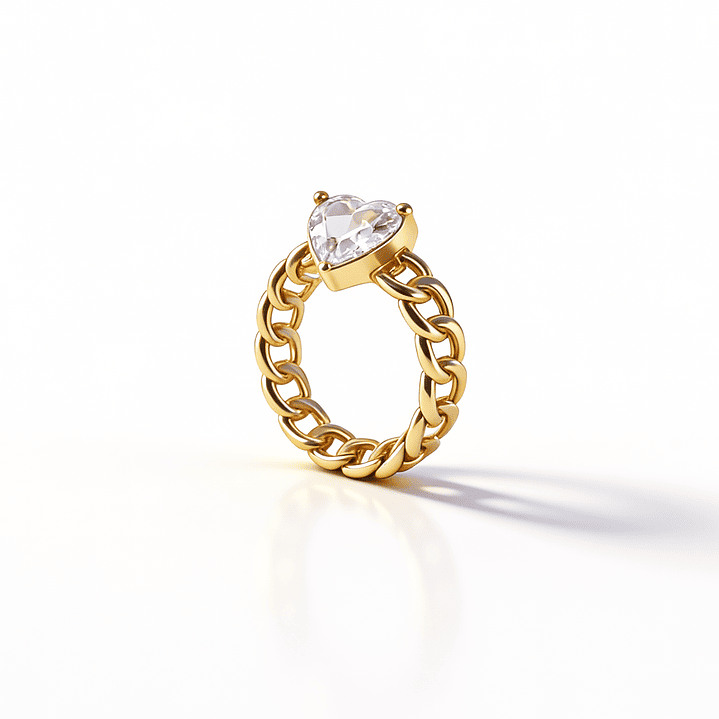 Anel Coralie Zircónia 1