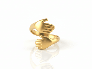 Anel Solenne Dourado