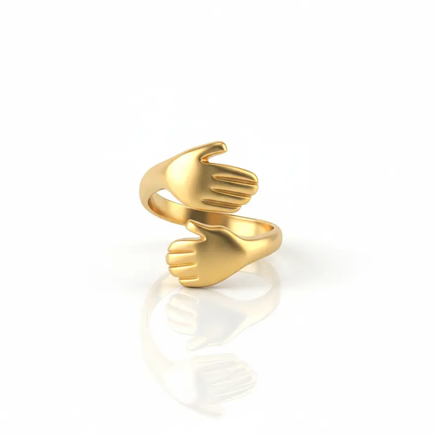 Anel Solenne Dourado 1