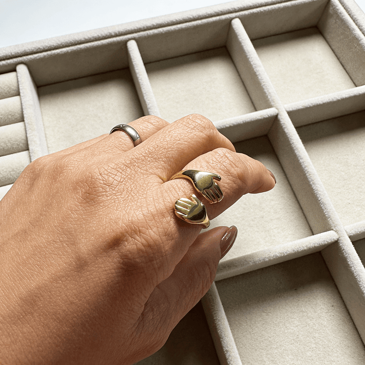 Anel Solenne Dourado 2