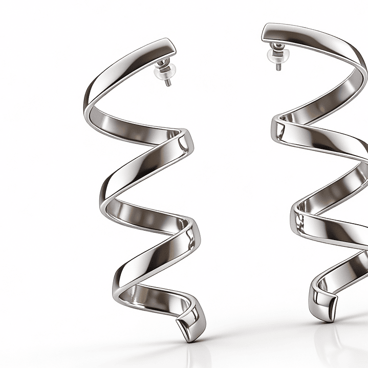 Brinco Auria Prateado 1