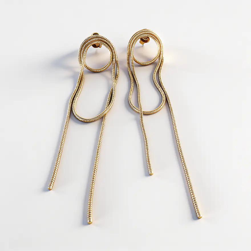 Brinco Lunna Dourado 2