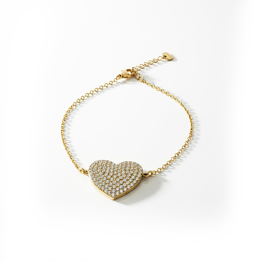 Amaline Zircónias Dourado - Conjunto 3