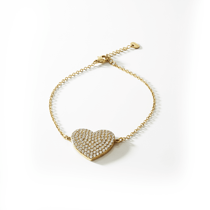 Amaline Zircónias Dourado - Conjunto 3