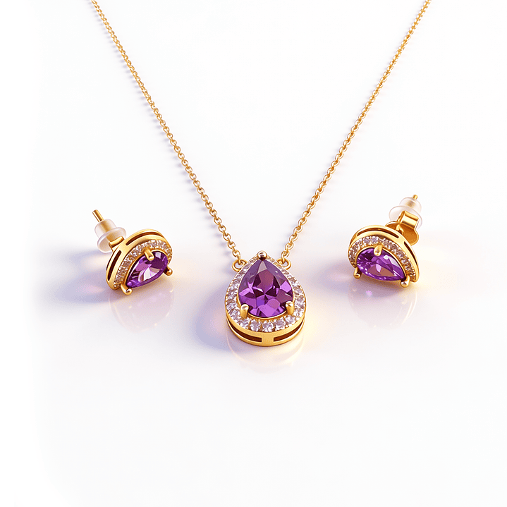 Violette Banho Ouro 18K - Conjunto  3