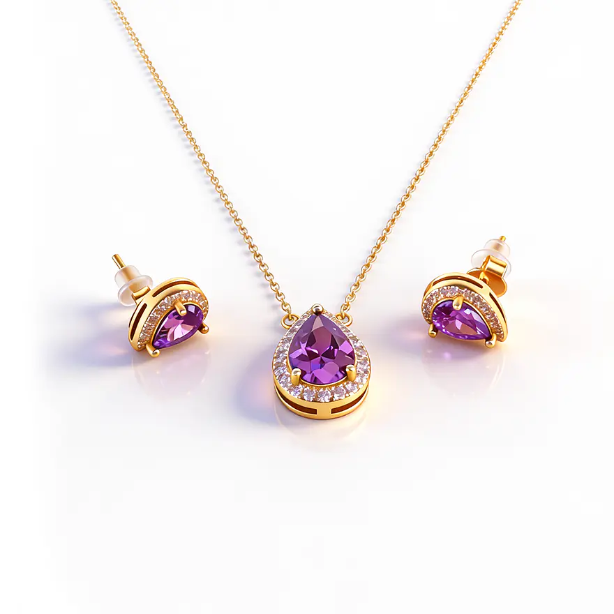Violette Banho Ouro 18K - Conjunto  3