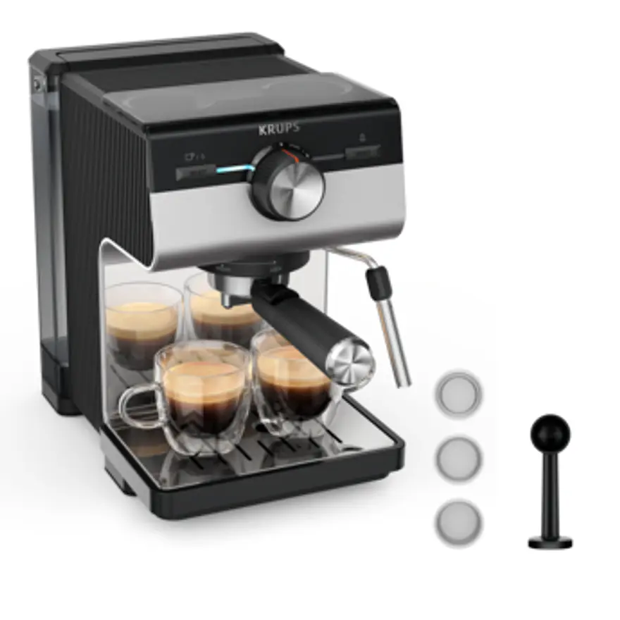 Máquina de Café Manual KRUPS Authentic + XP384E10 1