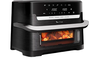 FRITADEIRA SEM ÓLEO MOULINEX DUAL EASY FRY FLEX EZ9228F0