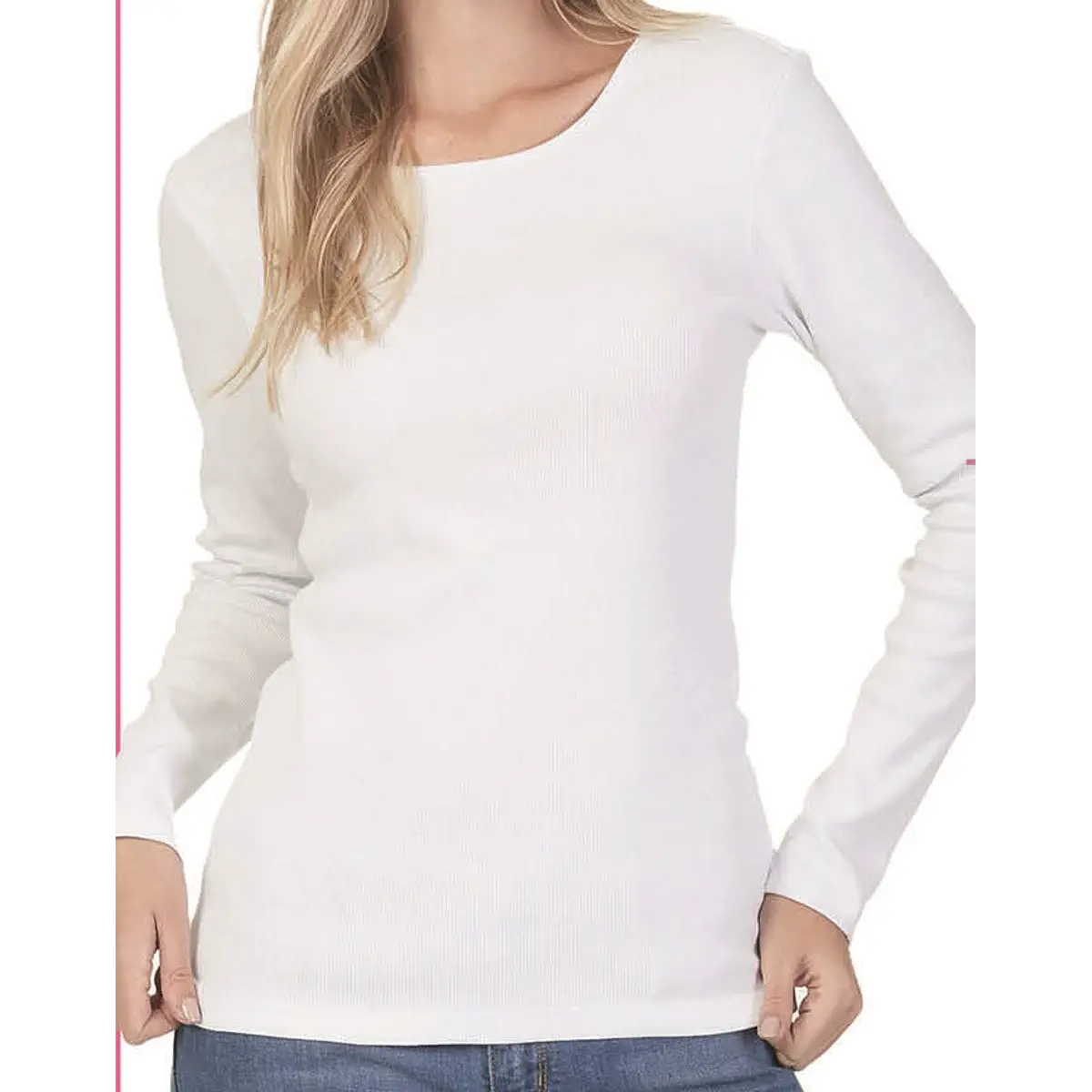 Camiseta mujer algodón manga larga
