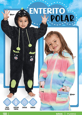 Pijama enterito polar