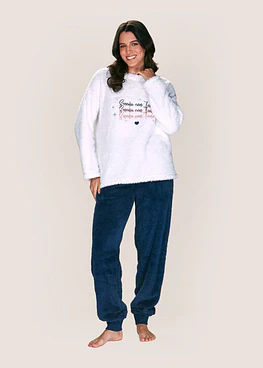 Pijama Polar Peluche Perla