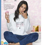 Pijama Polar Peluche Perla