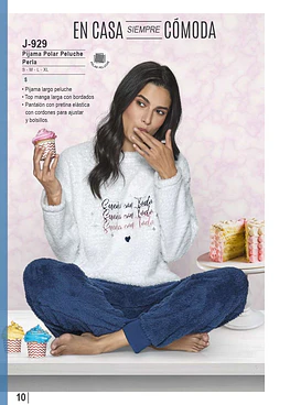 Pijama Polar Peluche Perla