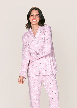 Pijama largo Fantasia - Rosado