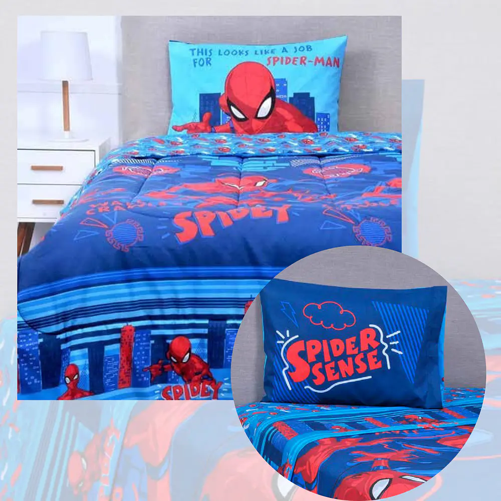 Conjunto plumón y sábanas Spiderman