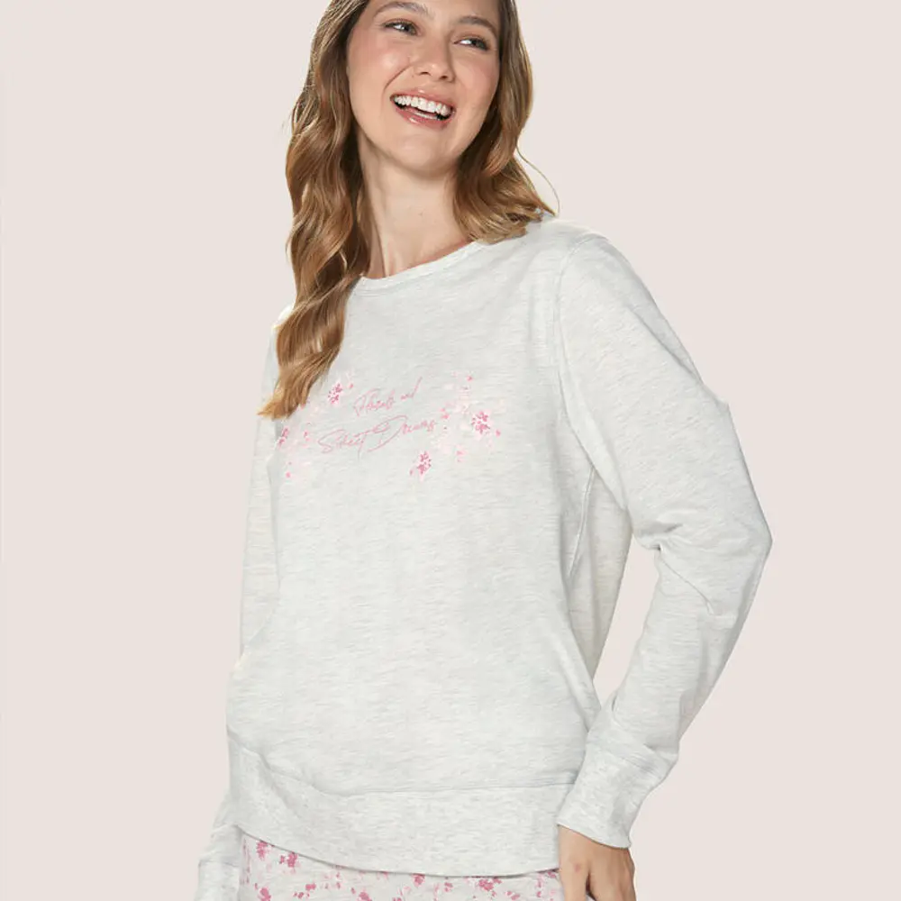 Pijama algodón largo