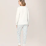 Pijama algodón largo