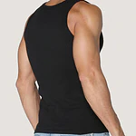 Camiseta algodón sin mangas