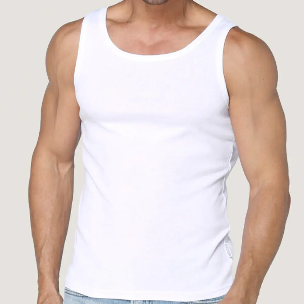 Camiseta algodón sin mangas